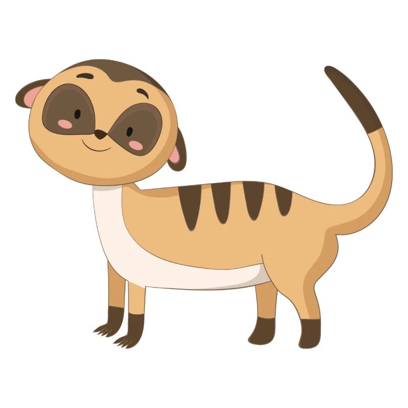 Meerkatze Erdmännchen