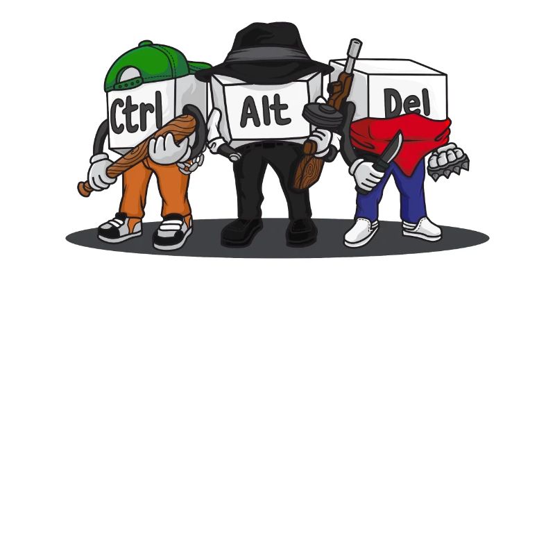 Ctrl Alt Del Computer Admin Nerd Geek Informatiker