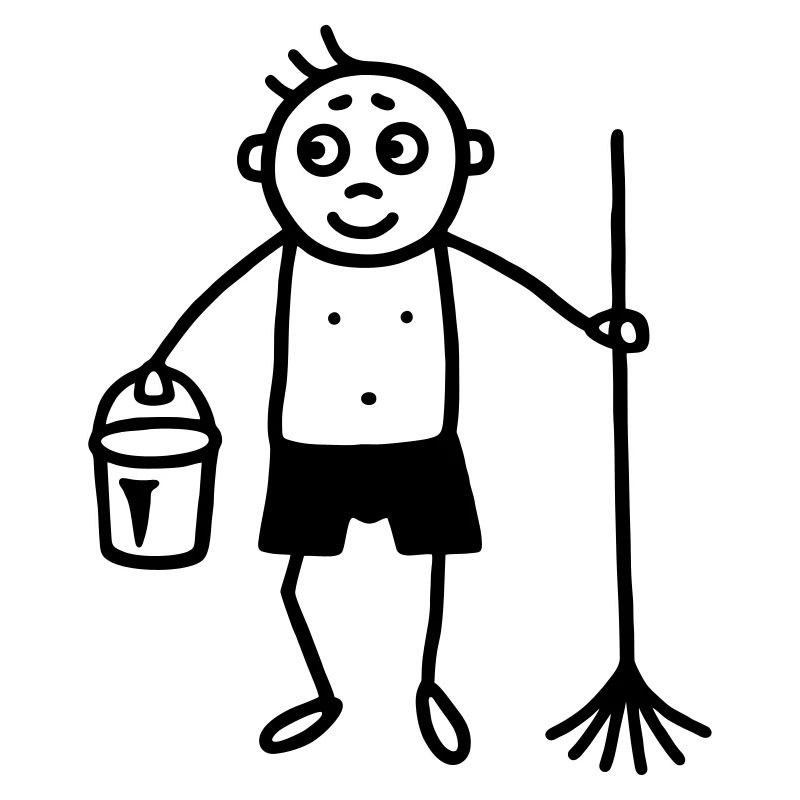 Nacktputzer - nackt putzen