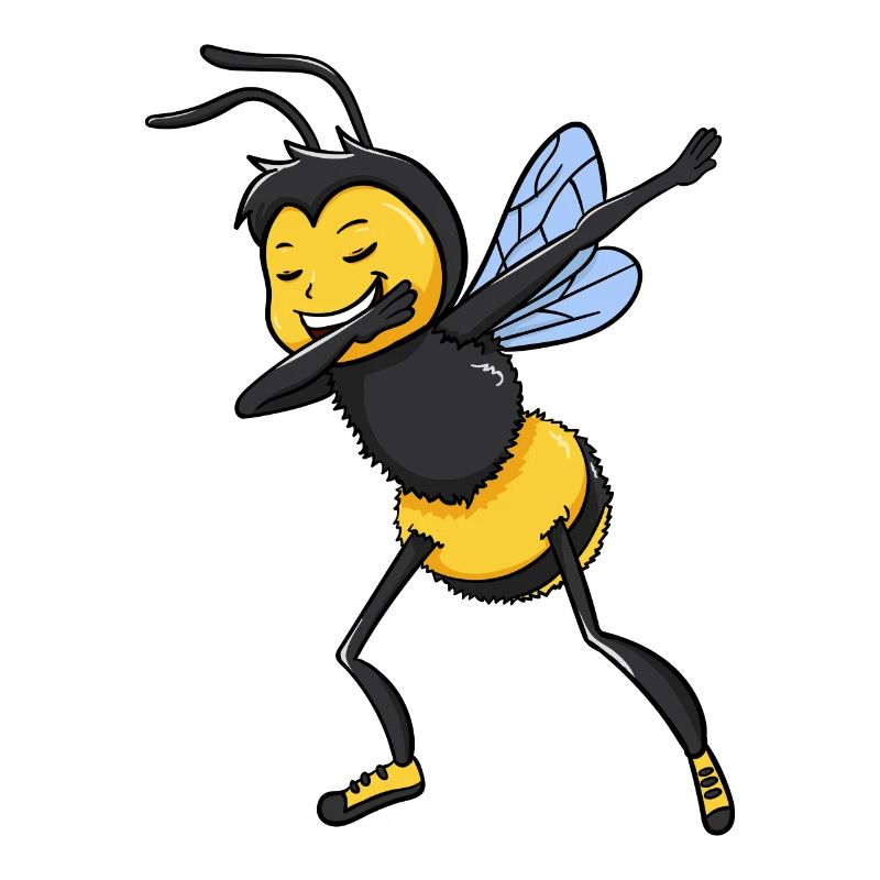 Bee Bees Dabbing Dance Funny Honey Gift