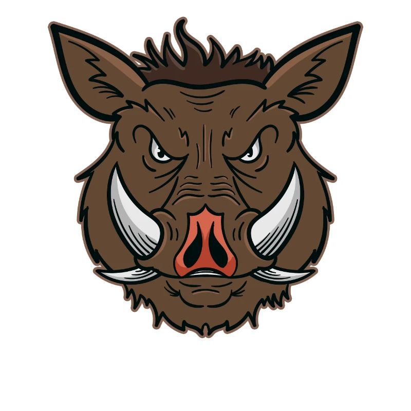 Warthog Face Graphic Comic Cool Cadeau