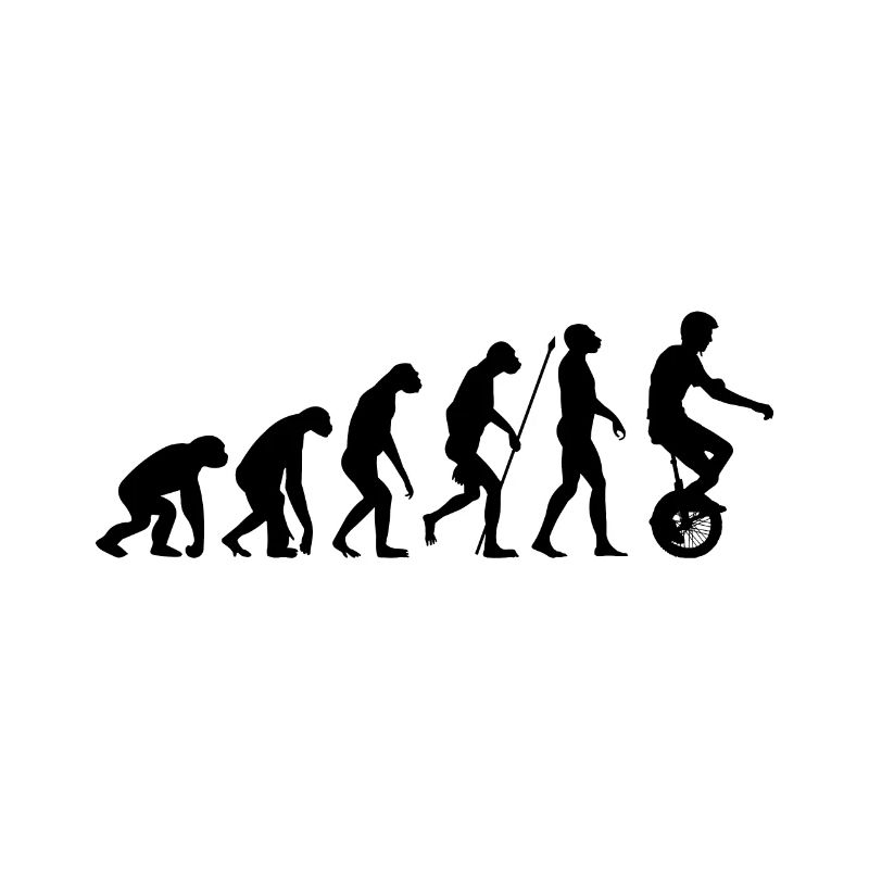 Unicycle evolution