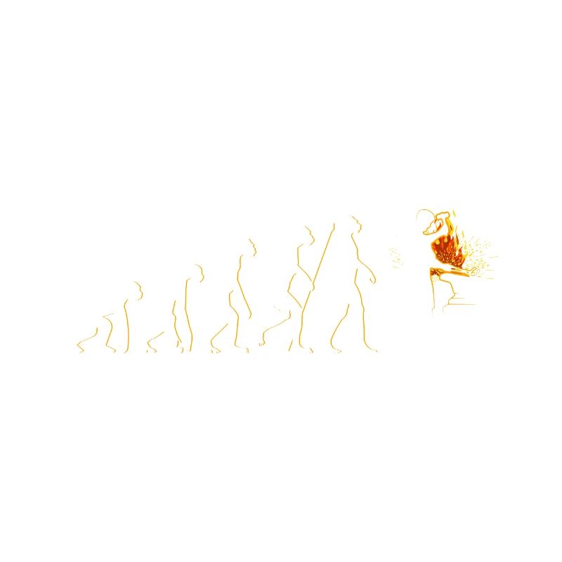 Hufschmied Evolution Schmied Geschenk