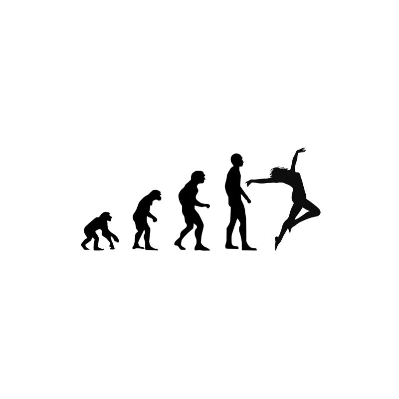 Evolution dancing dancer hobby sport