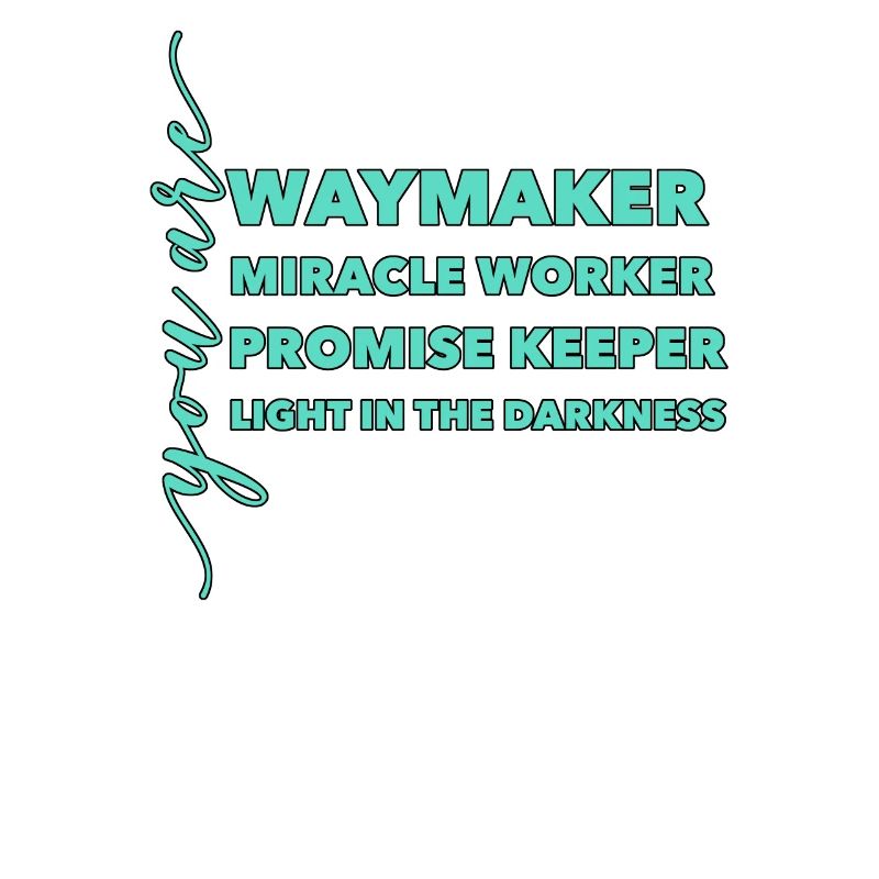 Waymaker Miracle Worker Promise Keeper Light Jesus