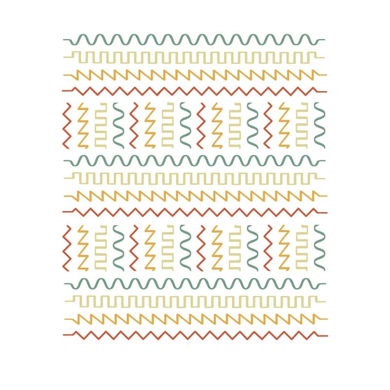 Produttore musicale di sintetizzatore modulare a forma d'onda analogica