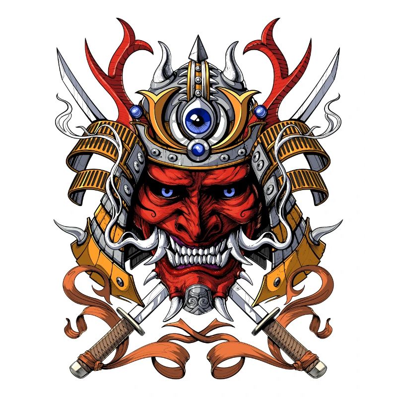 Samurai Dämon Oni