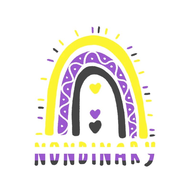 Nonbinary Boho Regenbogen