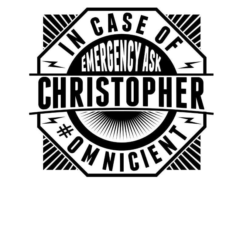 Im Notfall Fragen Sie Christopher