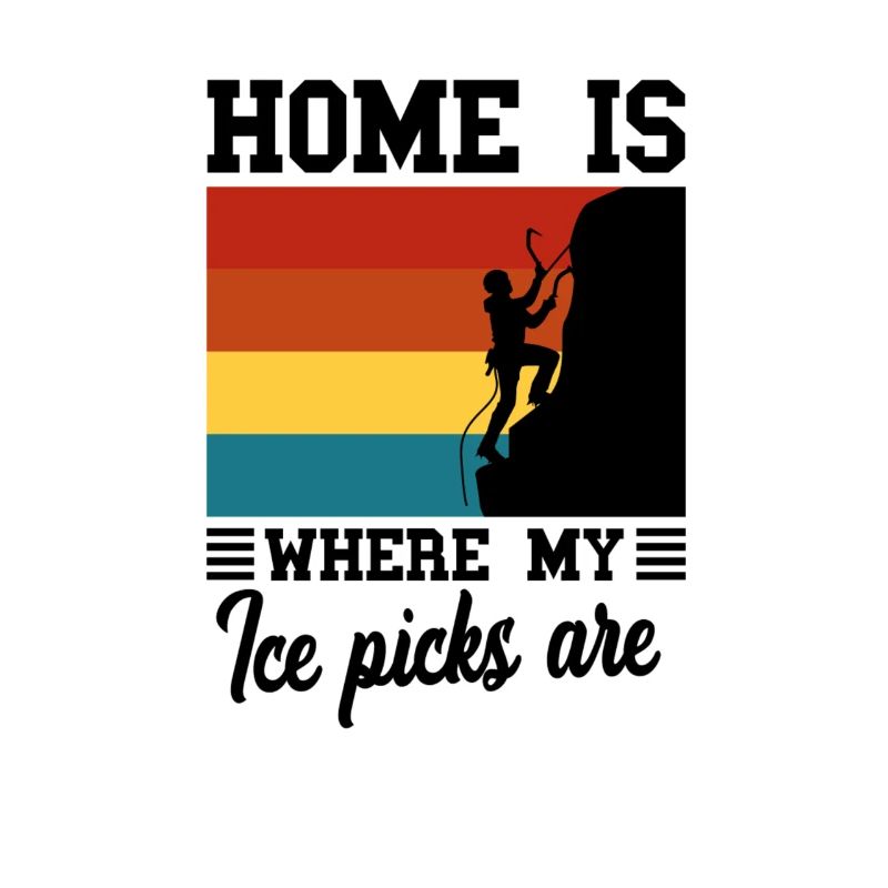 Eiskletterer Eisklettern Sportler Eis Klettern