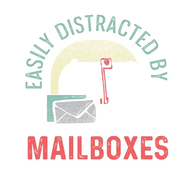 Distracted by mailboxes Committed worker Ges