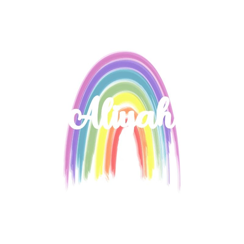 ALIYAH Rainbow Cursive