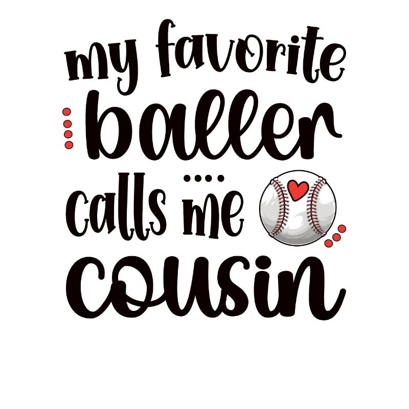 Stolzer Baseball-Cousin Eines Baseballspielers