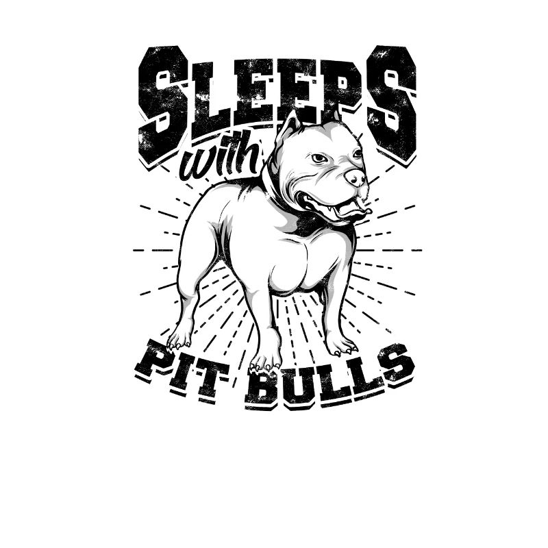Schlaft mit Pitbulls - Pitbull Terrier