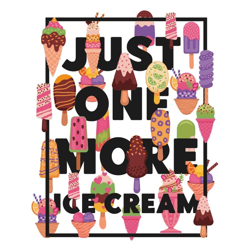 Cornet de crème glacée Popsicle Juste un