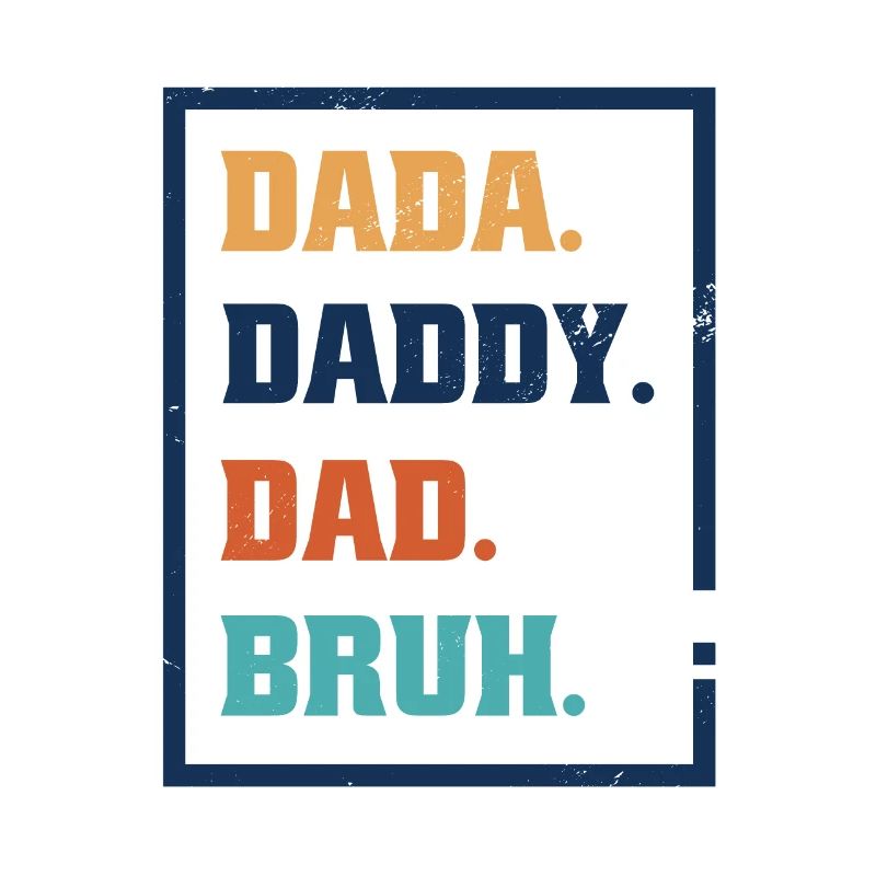 Evolution eines Vaters - Vater Papa Dad Papi Bruh