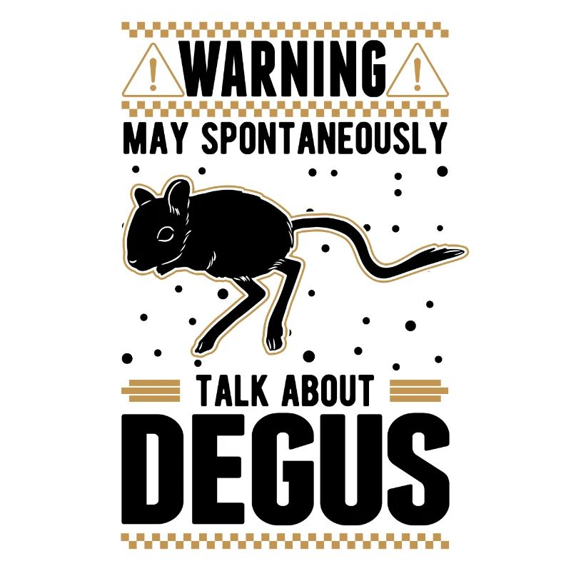 Warning May spontaneously talk about Degus