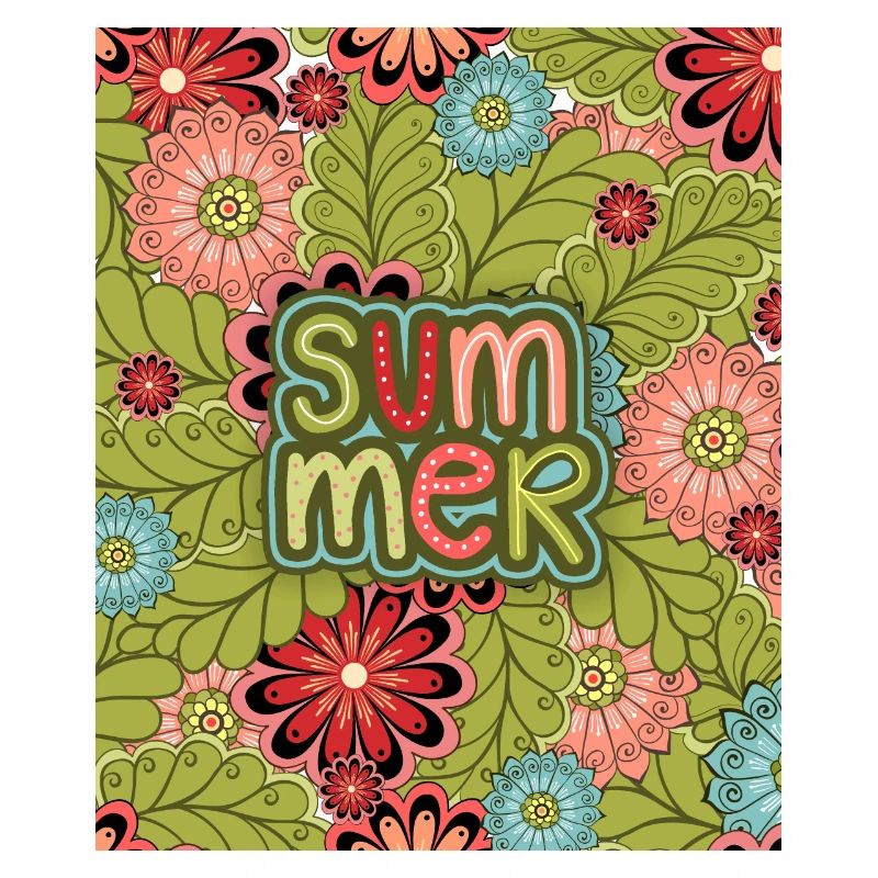 Summer, Pattern, Floral Pattern, Summer Pattern