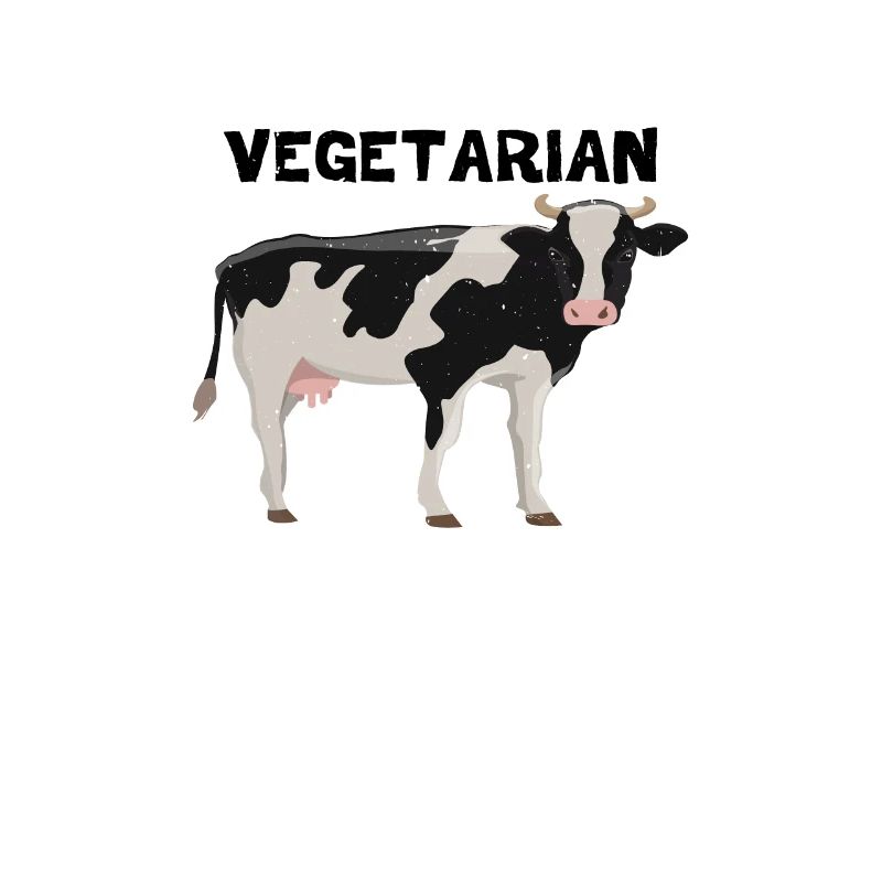 Second Hand Vegetarian, Cow Eats Grass, I Eat Cow2