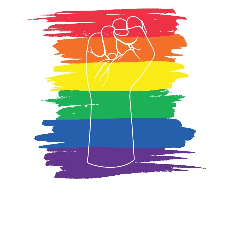 LGBTQ Nonbinary Coloré Rainbow Flag LGBTQ + Pride