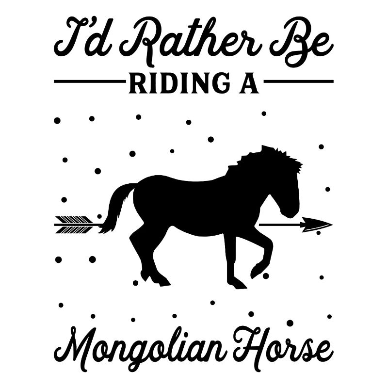 Monter un cheval mongol