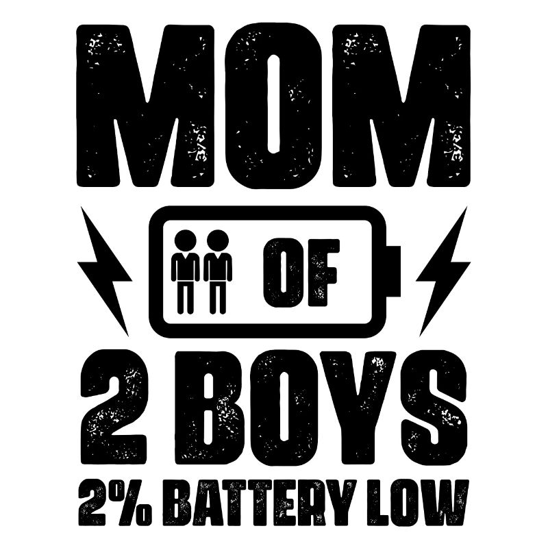 Mama Von Zwei Jungs Mutter Muttertag