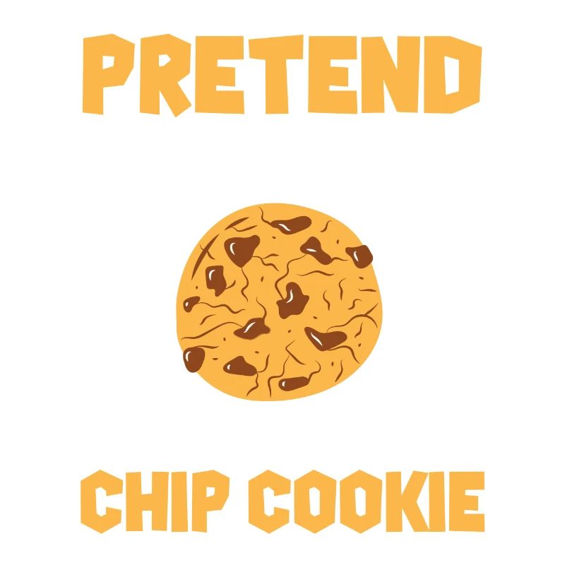 Drôle de conception de biscuit aux pépites de chocolat