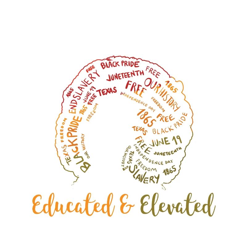 35 Melanated Educated & Elevated Juneteenth
