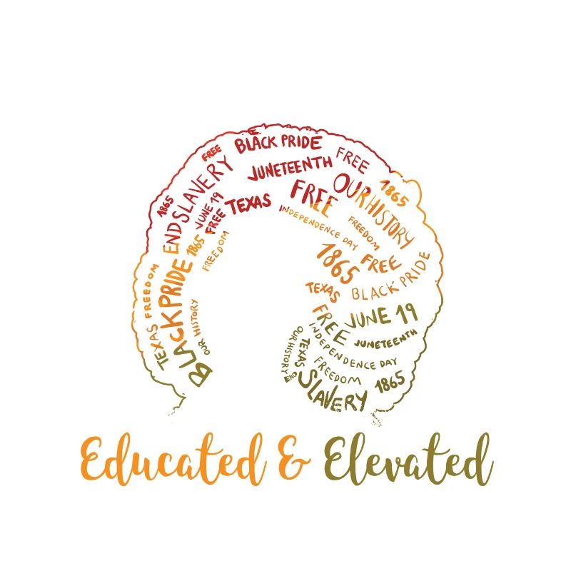 40 Melanated Educated Elevated Juneteenth