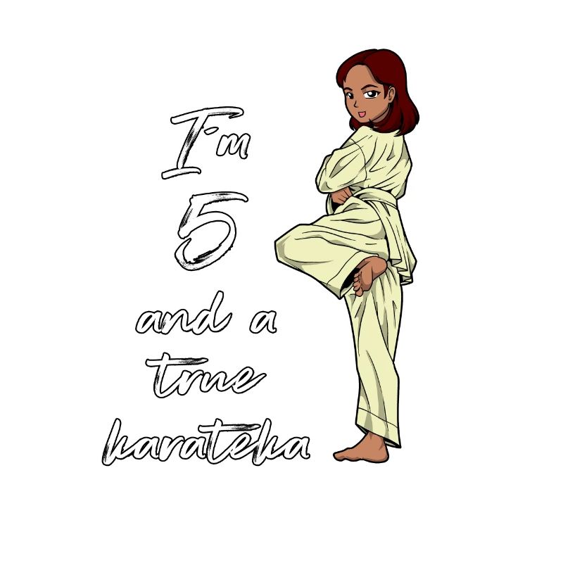 Ich bin 5 - Mädchen Karate
