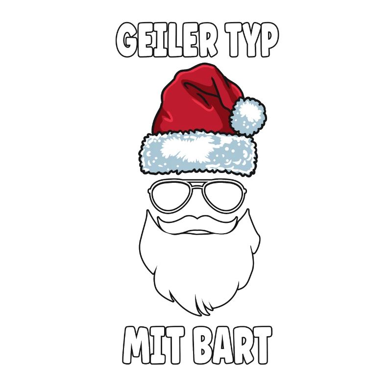 Geilertypmitbart Weihnachten Bartträger Bart