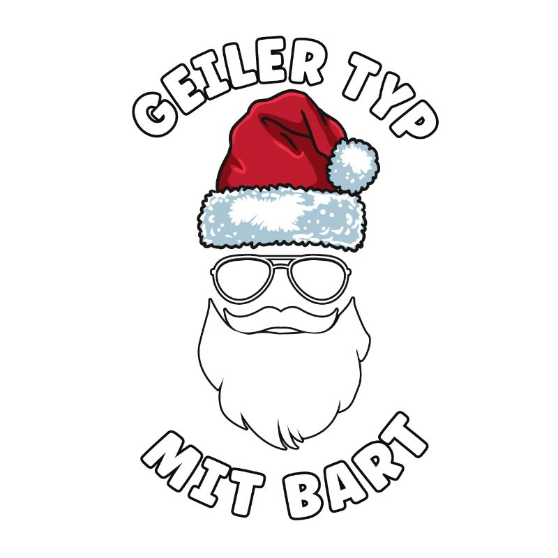 Geilertypmitbart Weihnachten Bartträger Bart