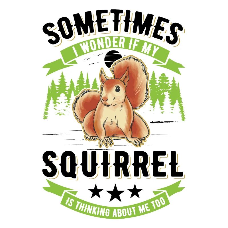 Eichhörnchen Geschenk Grauhörnchen Squirrel