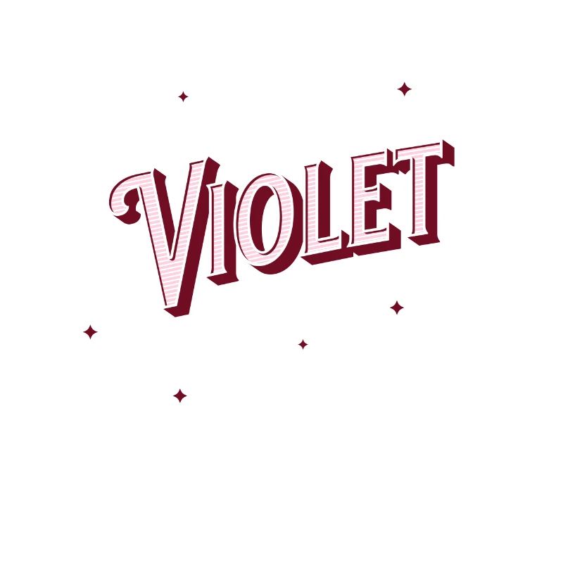 Violet name personalized