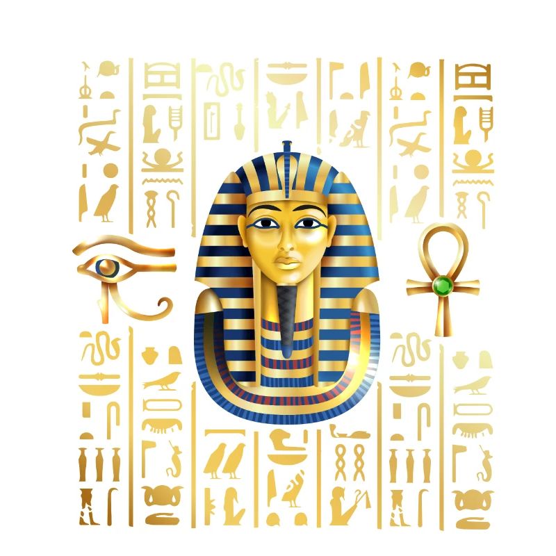 hieroglyphics pharaoh Design for a pharaoh