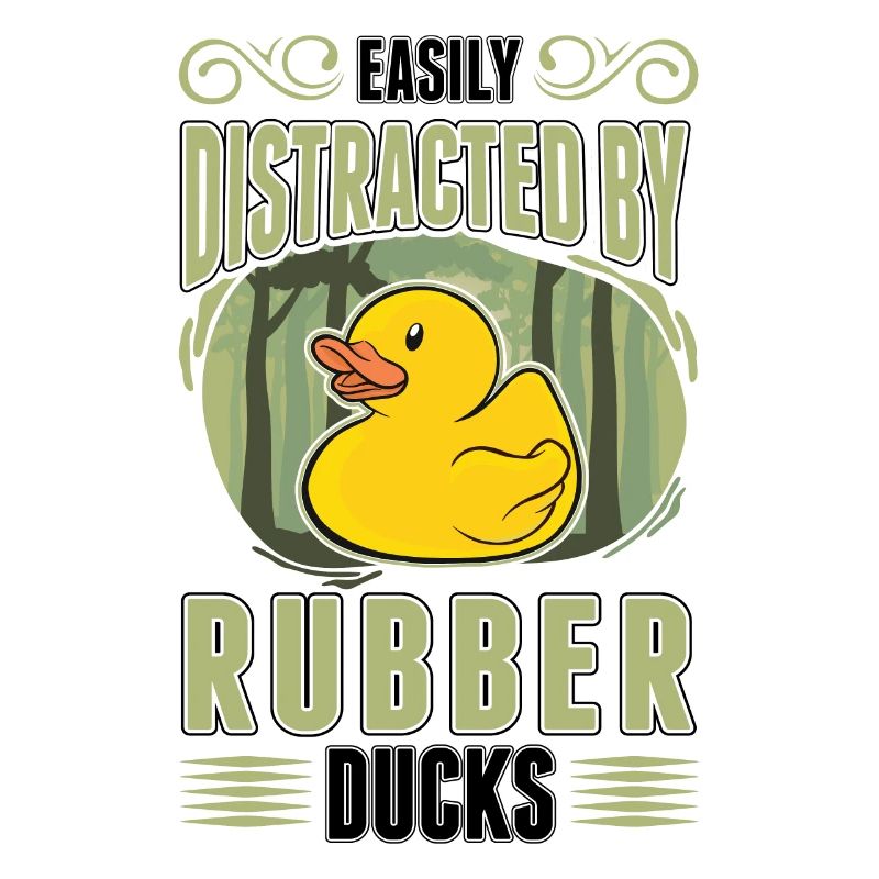 Easily distracted by Rubber Ducks Gummiente