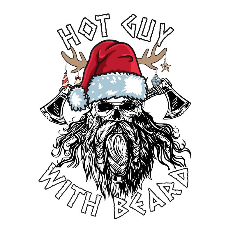 Geilertypmitbart Weihnachten Bartträger Wikinger