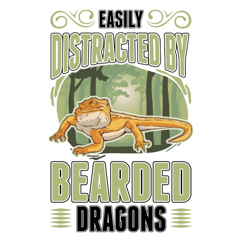 Facilement distrait par Bearded Dragons Bartagame