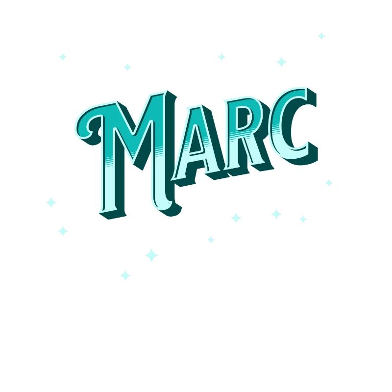 Marc name personalized