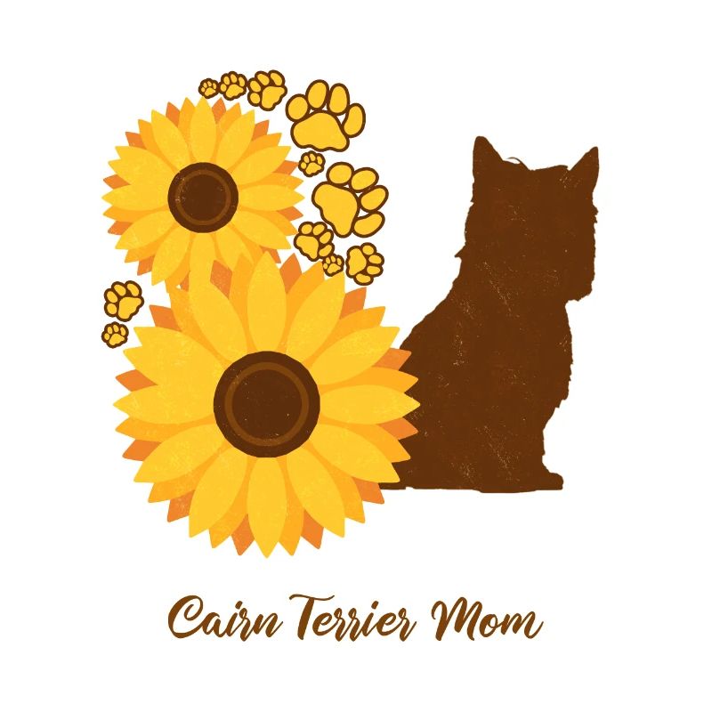 Sonnenblumenmutter - Cairn Terrier