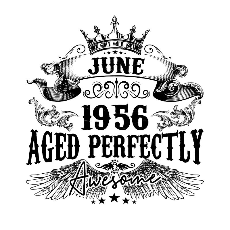 1956| June Aged Perfectly 1956 Geburtstagsgeschenk