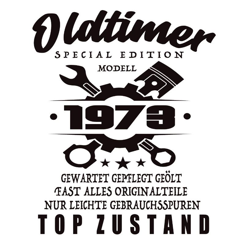 Oldtimer Special Edition Modell 1973 Geburtstag