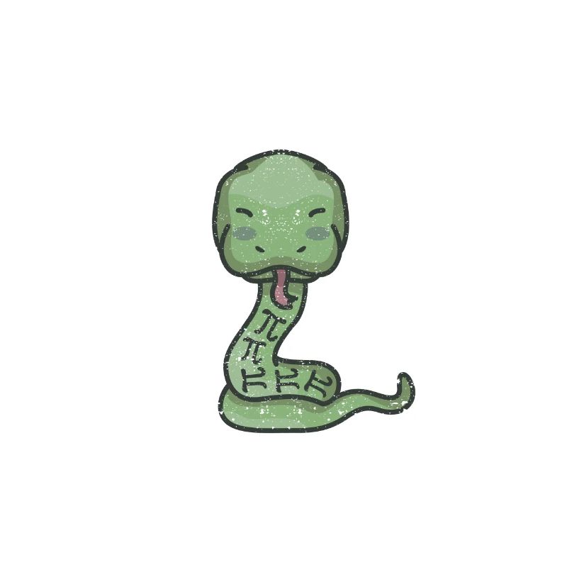 Python Schlange Pithon Pi Tag Symbol lustig Mathe