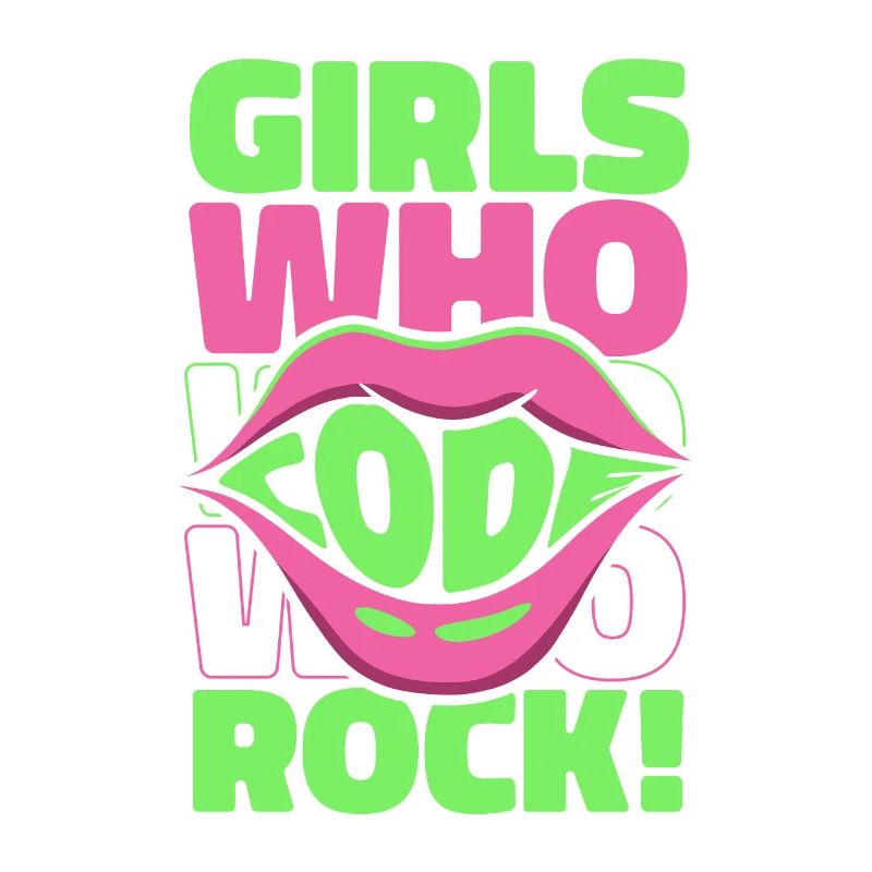 Développeur Coder Programmeur Girl