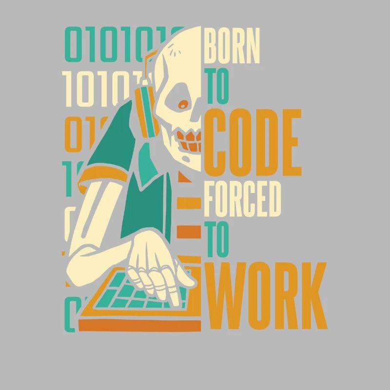 Développeur Codeur Programmeur Skull