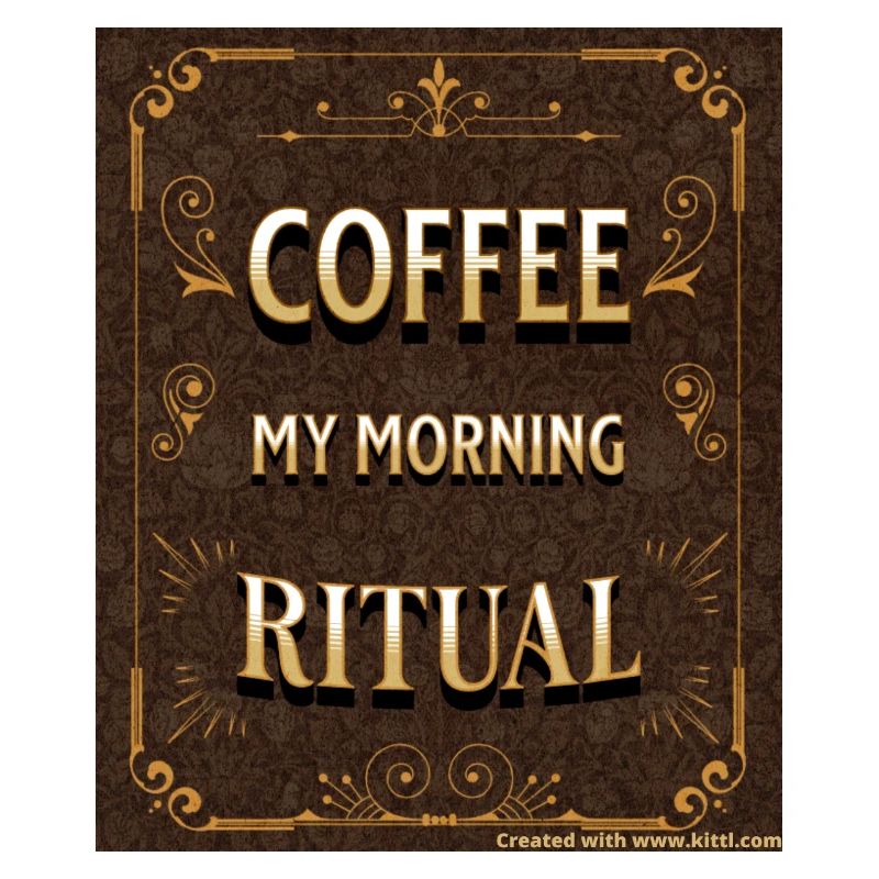 Le café : mon rituel matinal