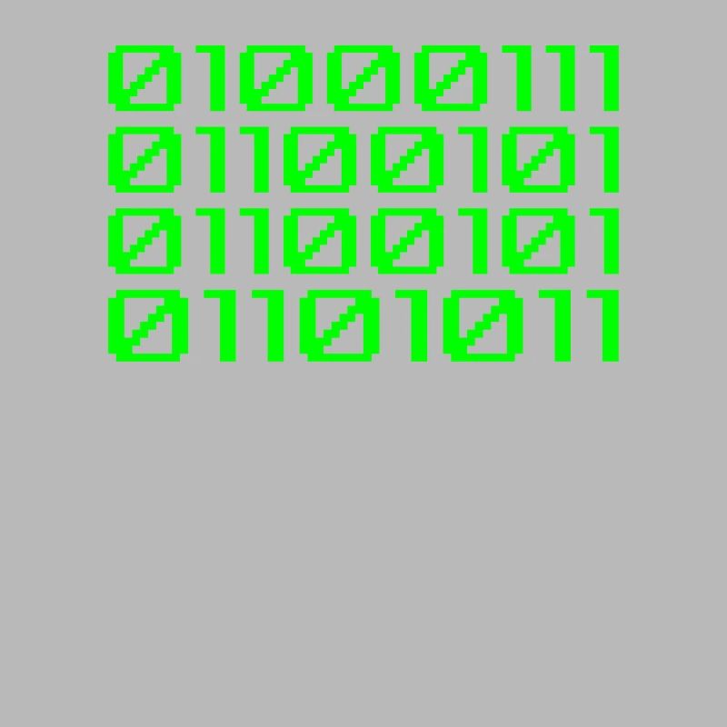 Lustiger Computer Binärcode Programmierer Entwickler