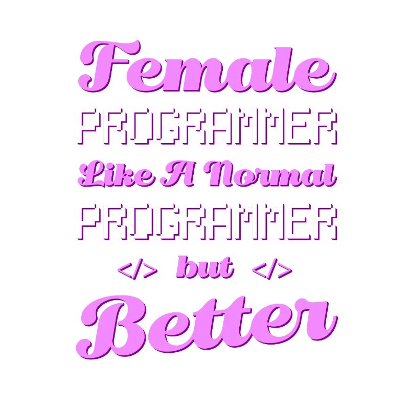 Développeur Coder Programmeur Femme