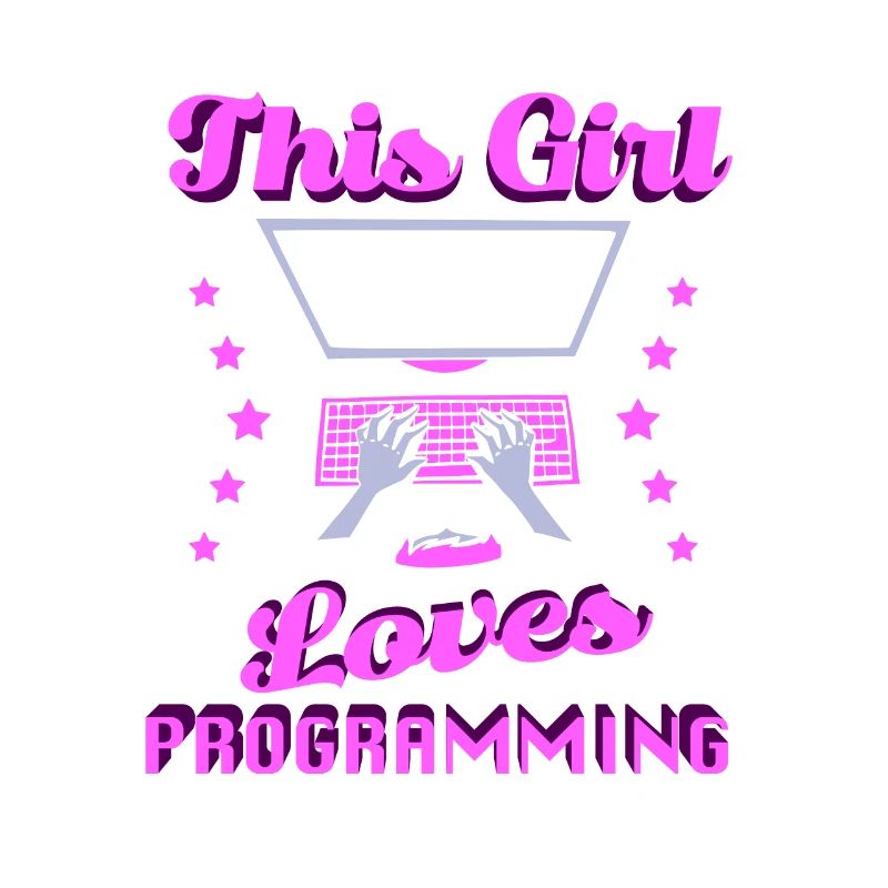 Développeur Coder Programmeur Girl