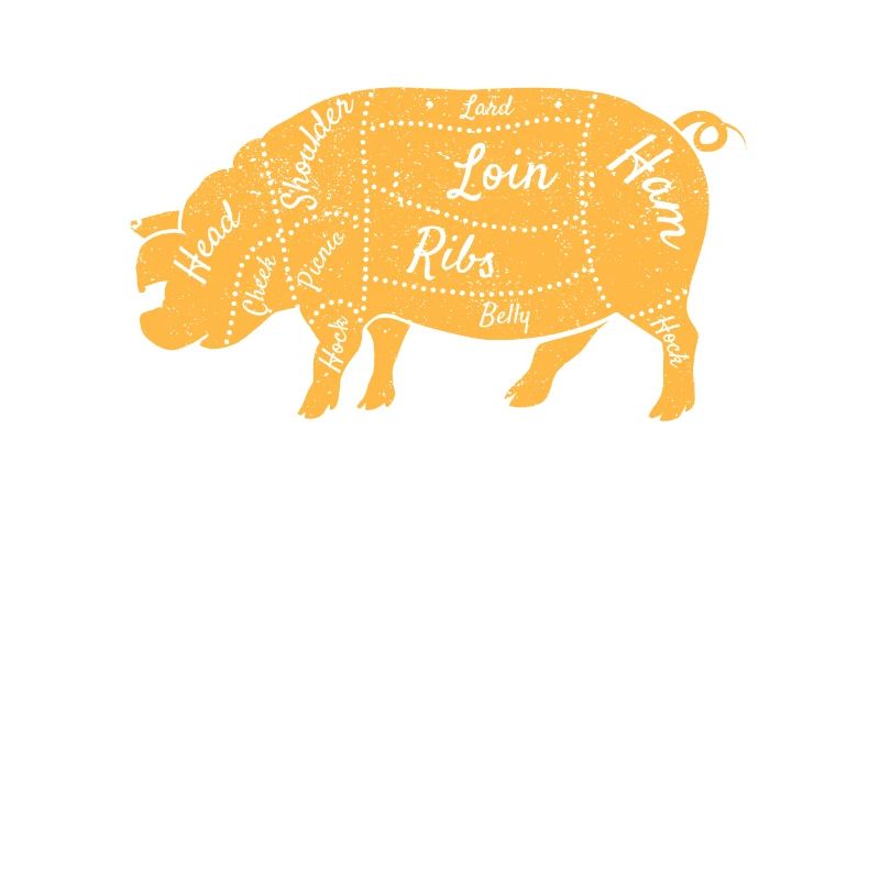 Pulled Pork Fleischstücke Chef BBQ Grillen Koch